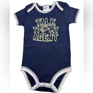 ProEdge by Knights Apparel Graphic Collegiate Onsie Pitt Panthers 6/9 Months